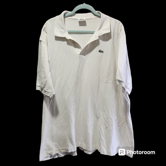 Lacoste Other - Lacoste Polo Mens SZ 3XL Oatmeal Heather Classic Work Business Casual Everyday